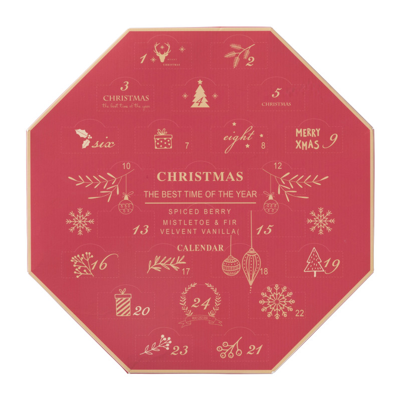 Adventskalender theelichten 