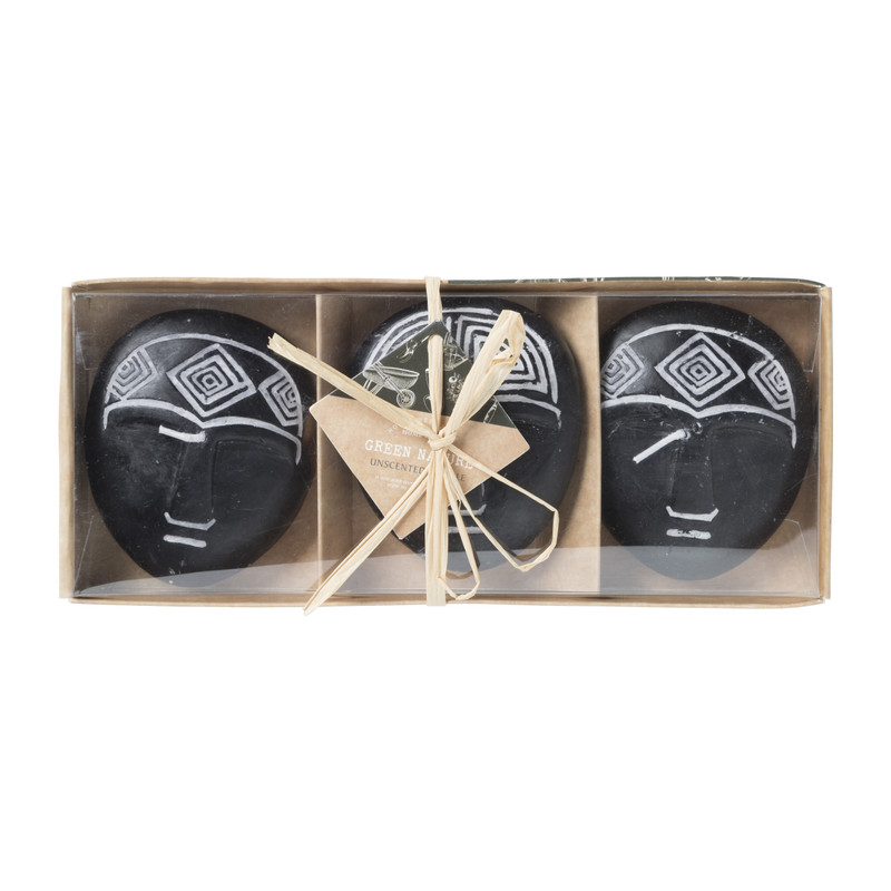 Kaarsen masker - set van 3