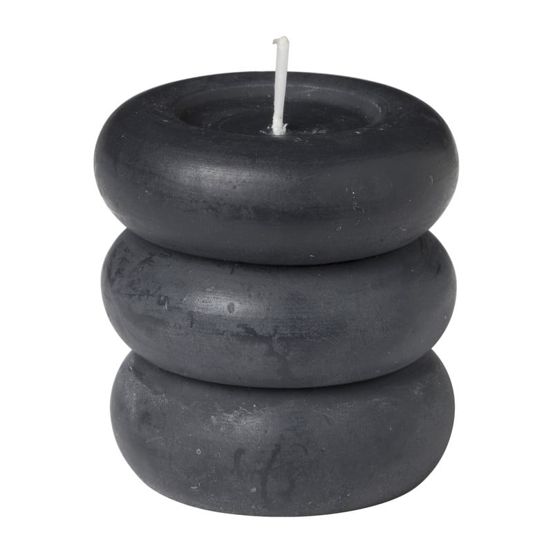 Kaars ribbel - diverse kleuren - ⌀5x5.5 cm 