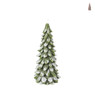 Sierkaars kerstboom - diverse kleuren - 9.5x20 cm
