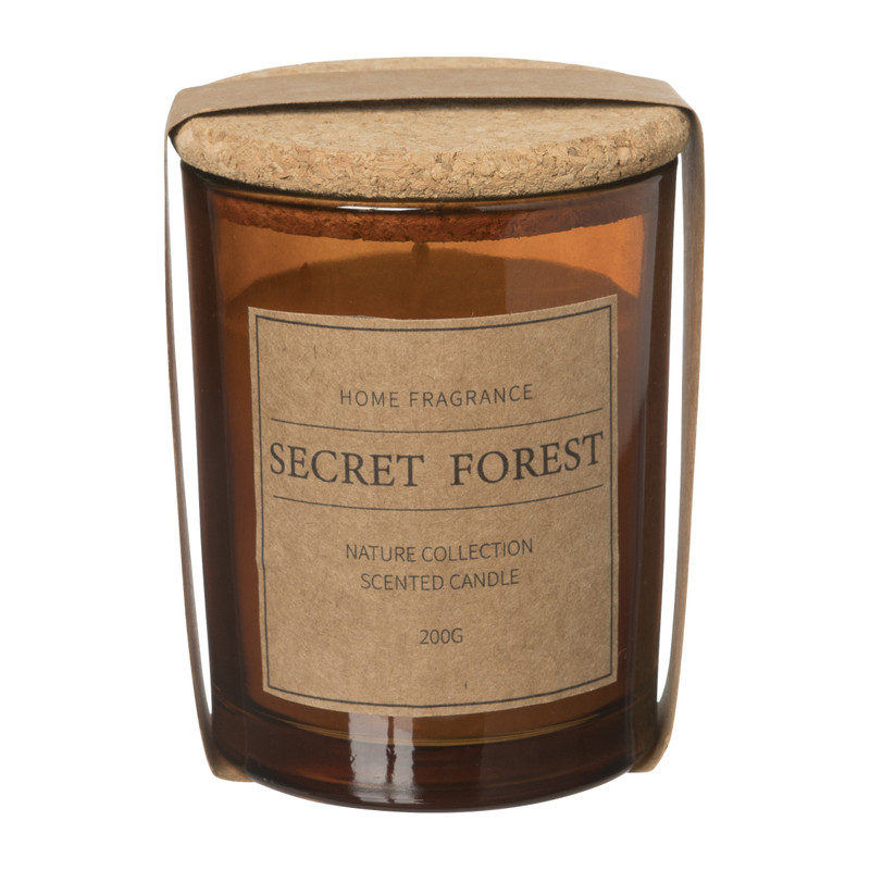 Geurkaars - secret forest - ⌀8x10 cm 