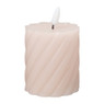 LED stompkaars klein twist - roze - ø7x8 cm
