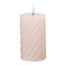 LED stompkaars groot twist - roze - ø7x12 cm