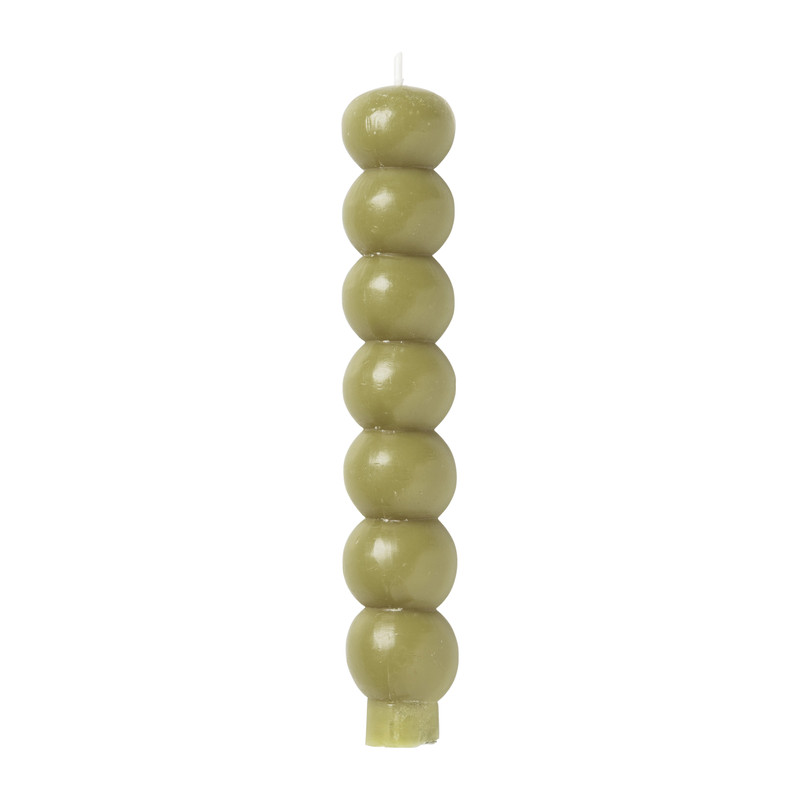 Dinerkaars bollen - groen - ⌀3,2x19 cm