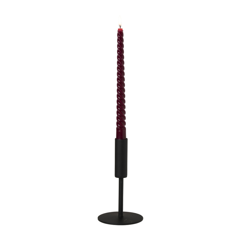 Dinerkaars twist - bordeaux rood - ø2.15x25 cm 
