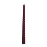 Dinerkaars twist - bordeaux rood - ø2.15x25 cm 