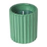 Kaars in potje - groen -  ø7.8x9 cm