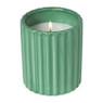 Kaars in potje - groen -  ø7.8x9 cm