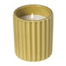 Kaars in potje - olijf - ø7.8x9 cm