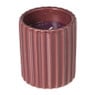 Kaars in potje - bordeauxrood - ø7.8x9 cm