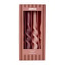 Dinerkaars twist - roze - set van 4 