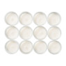 Waxinelicht tray - creme - set van 12