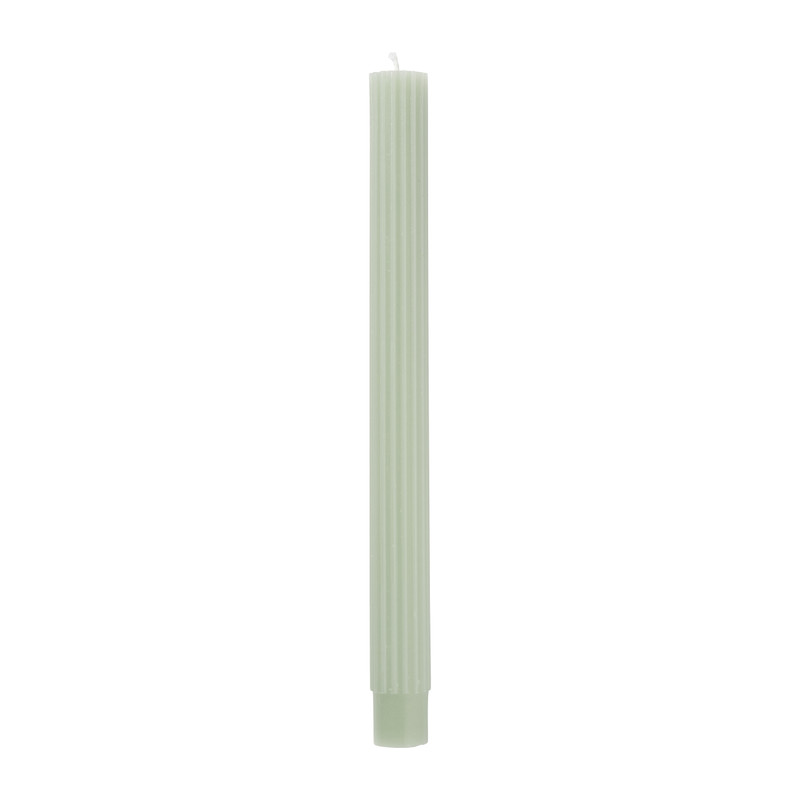 Xenos Dinerkaars lijnen - groen - ø2.3x25 cm