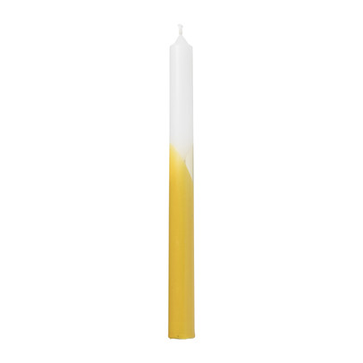 Dinerkaars dip dye - okergeel - ⌀2x25 cm