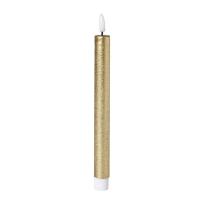 LED dinerkaars - goudkleurig - ø2.2x24.5 cm