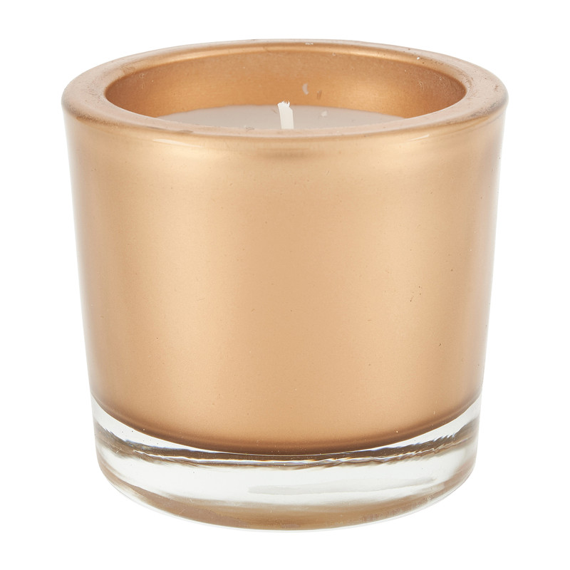 Kaars in glas - goud - ø6.5 cm 