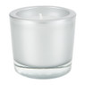 Kaars in glas - zilver - ø6.5 cm 