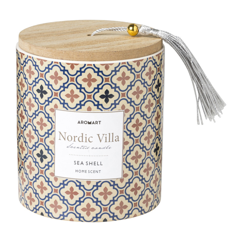 Geurkaars isla bonita - diverse varianten - 9x9x11.5 cm