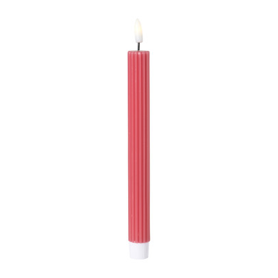 LED dinerkaars rib - roze - ø2.2x24.5 cm