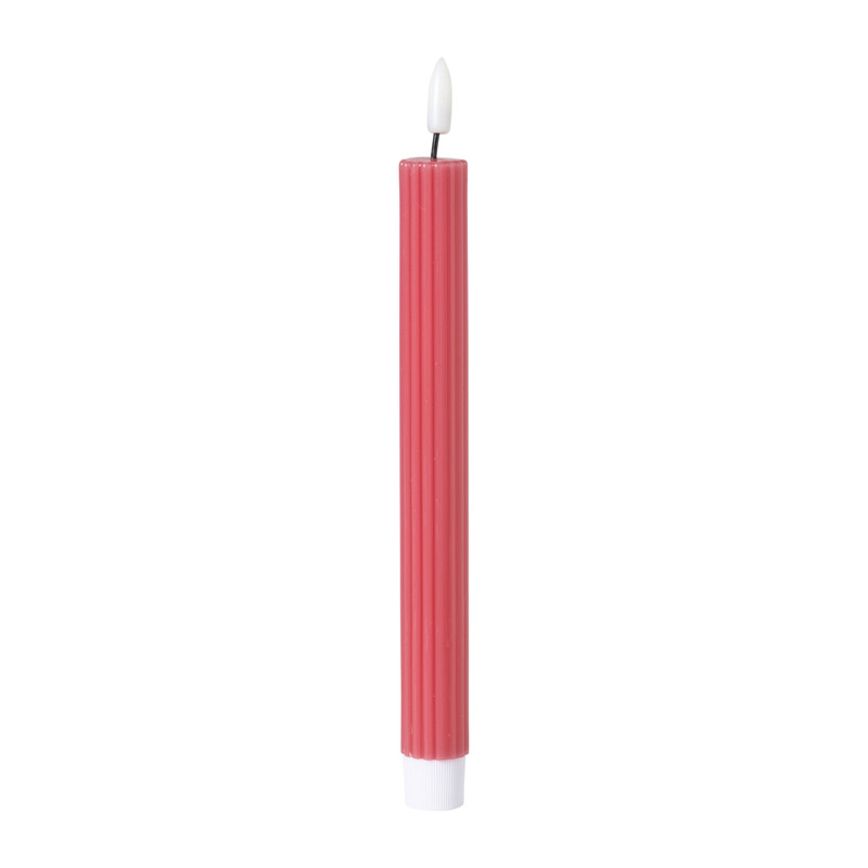 LED dinerkaars rib - roze - ø2.2x24.5 cm