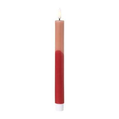 LED dinerkaars duo - roze/rood - ø2.2x24.5 cm