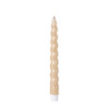 LED dinerkaars twist - beige - ø2.5x24.5 cm