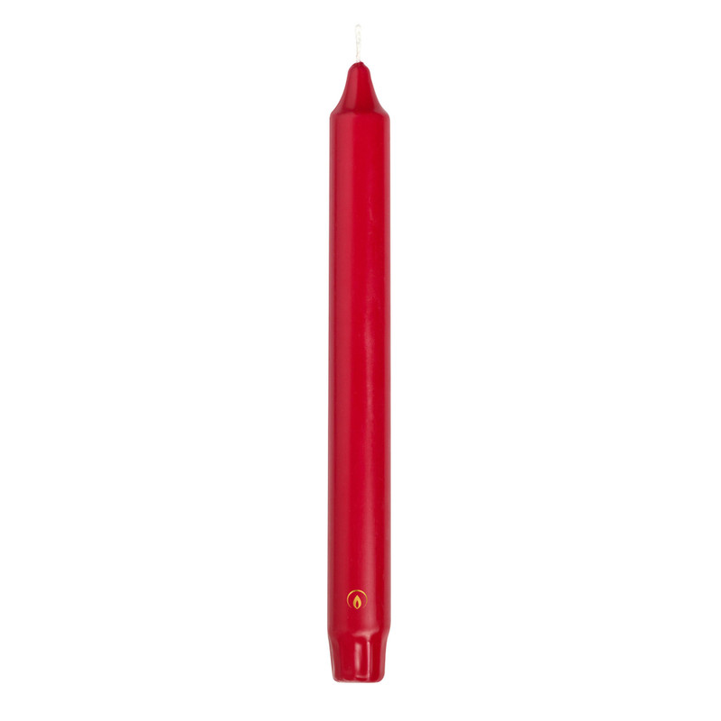 Kroonkaarsen Gouda - rood - set van 8