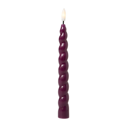 LED dinerkaars twist - paars - 2.5x24.5 cm
