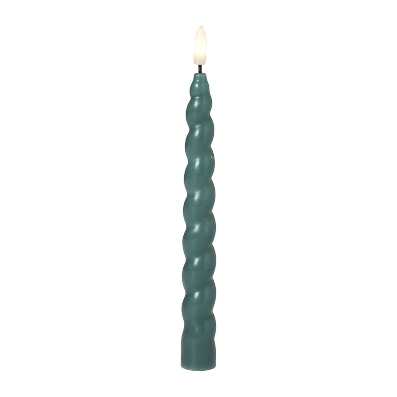 LED dinerkaars twist - groen - 2.5x24.5 cm