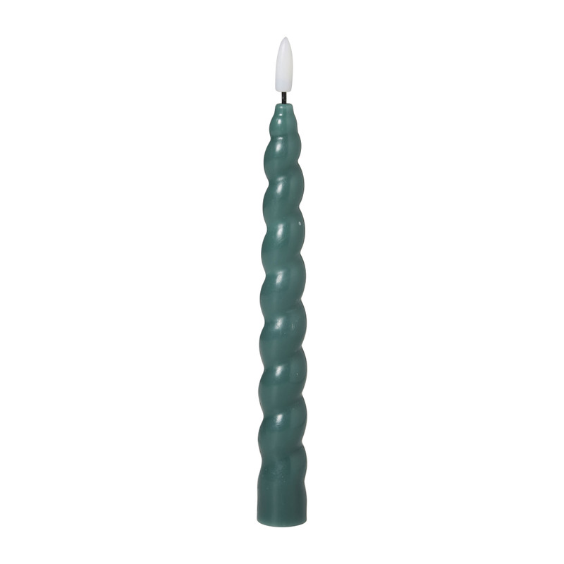 LED dinerkaars twist - groen - 2.5x24.5 cm