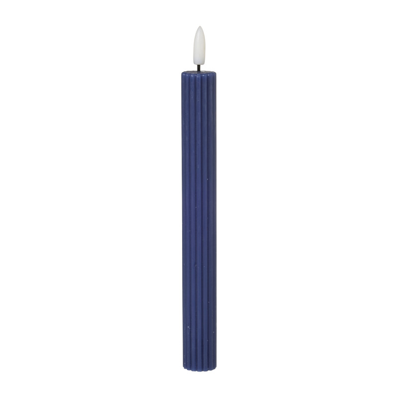LED dinerkaars twist - donkerblauw - 2.5x24.5 cm