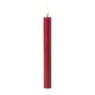 LED dinerkaars gestreept - bordeaux rood - 2.2x24.5 cm