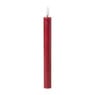 LED dinerkaars gestreept - bordeaux rood - 2.2x24.5 cm