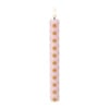LED dinerkaars zonnetje - roze/oranje - 2.2x24.5 cm