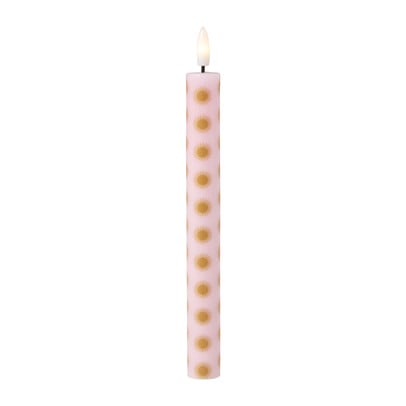 LED dinerkaars zonnetje - roze/oranje - 2.2x24.5 cm