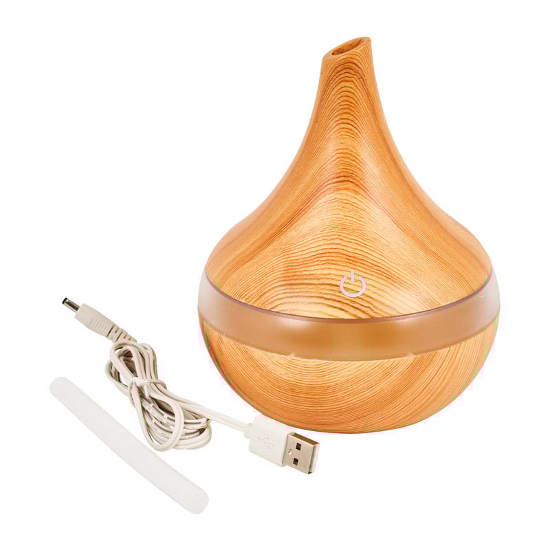 Diffuser houtlook - ø12,2x15 cm