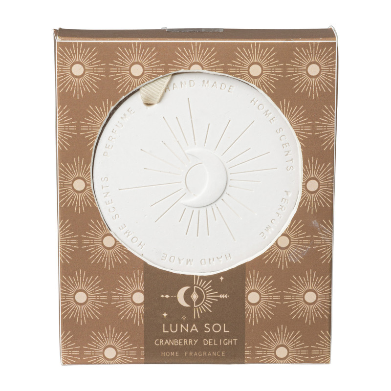 Geurhanger cranberry delight - terra - ø7x0.8 cm