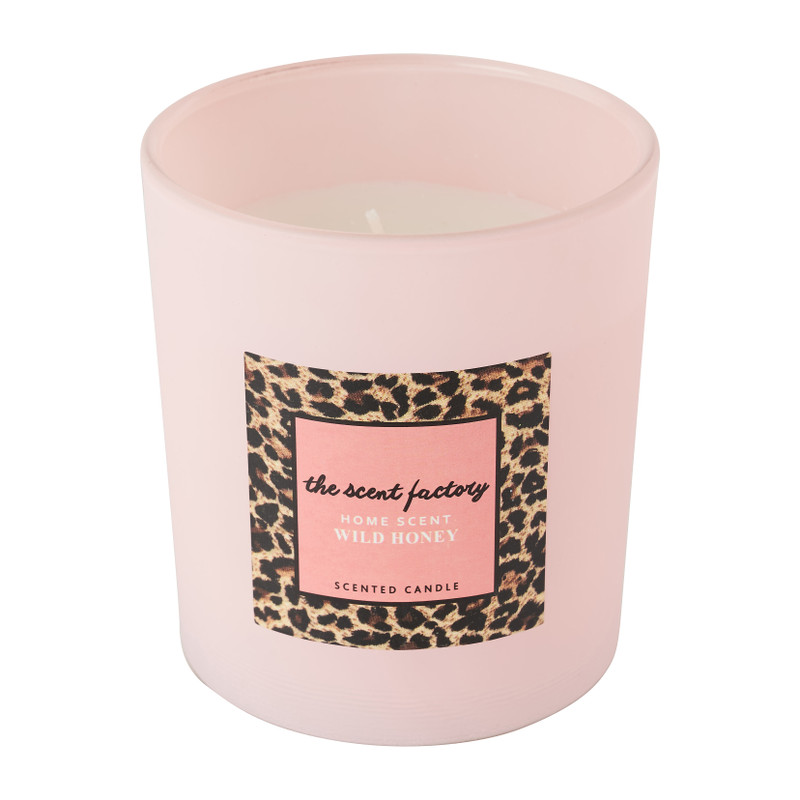 Home scent kaars in glas - Wild Honey - ⌀8.8x10 cm