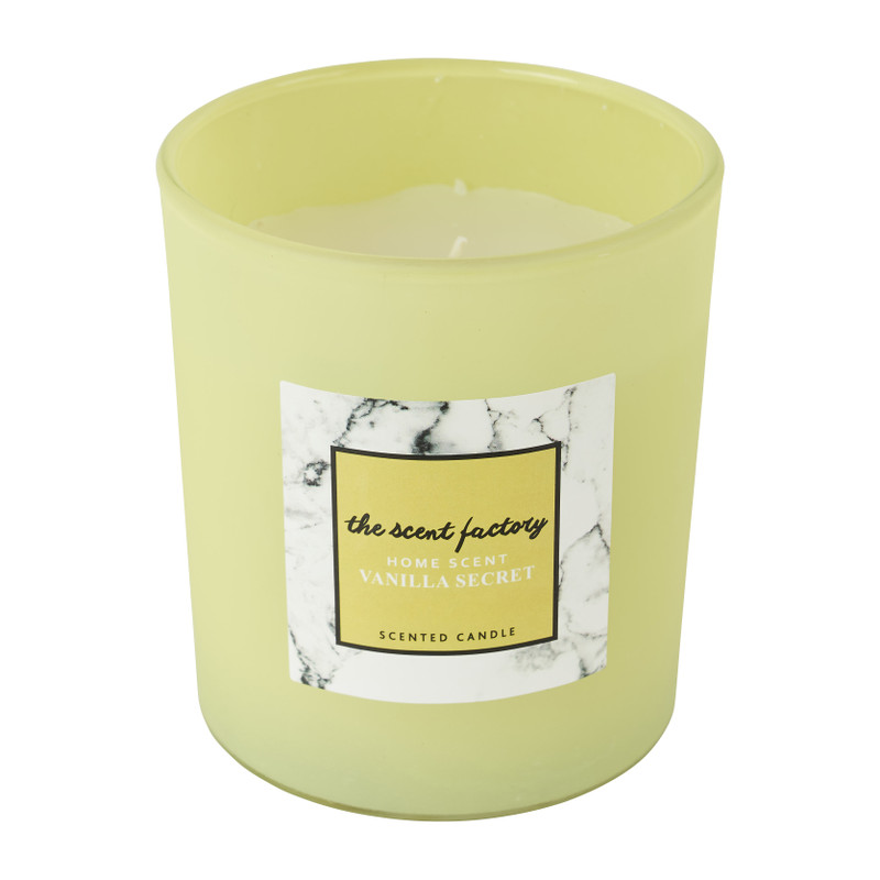Home scent kaars in glas - Vanilla Secret - ⌀8.8x10 cm