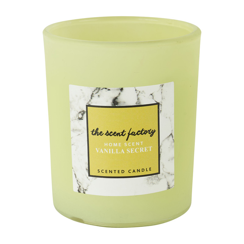 Home scent kaars in glas - Vanilla Secret - ⌀6x7.5 cm