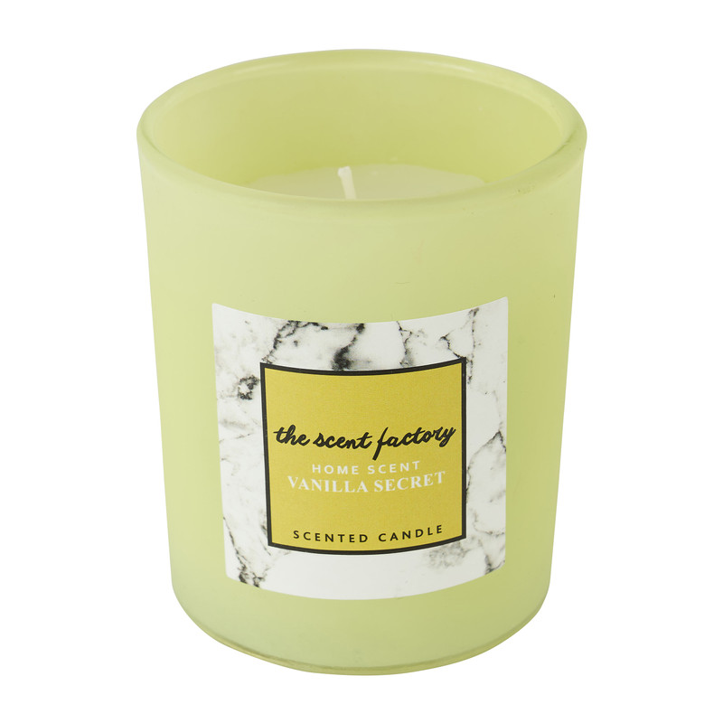 Home scent kaars in glas - Vanilla Secret - ⌀6x7.5 cm