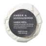 Geurkaars met refill - amber & sandalwood
