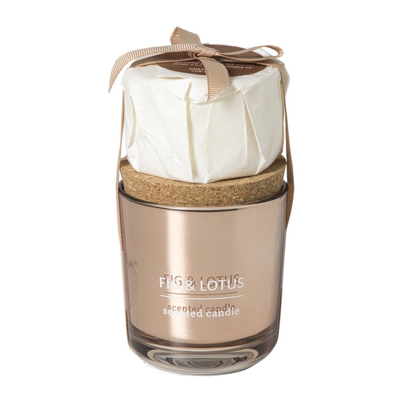 Geurkaars met refill - vijg & lotus