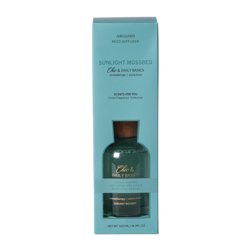 Diffuser sunlight mossbed - blauw - 500 ml