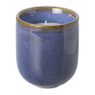 Geurkaars white linen & sea salt - blauw - ø8.2x9.3 cm