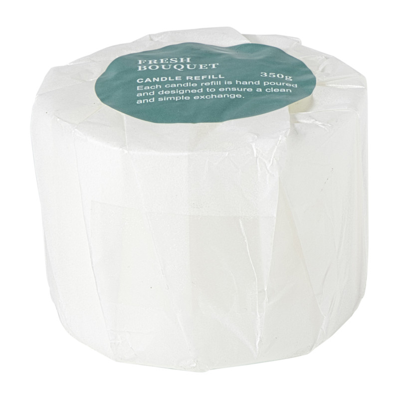 Navulling geurkaars - fresh bouquet - 350 gram