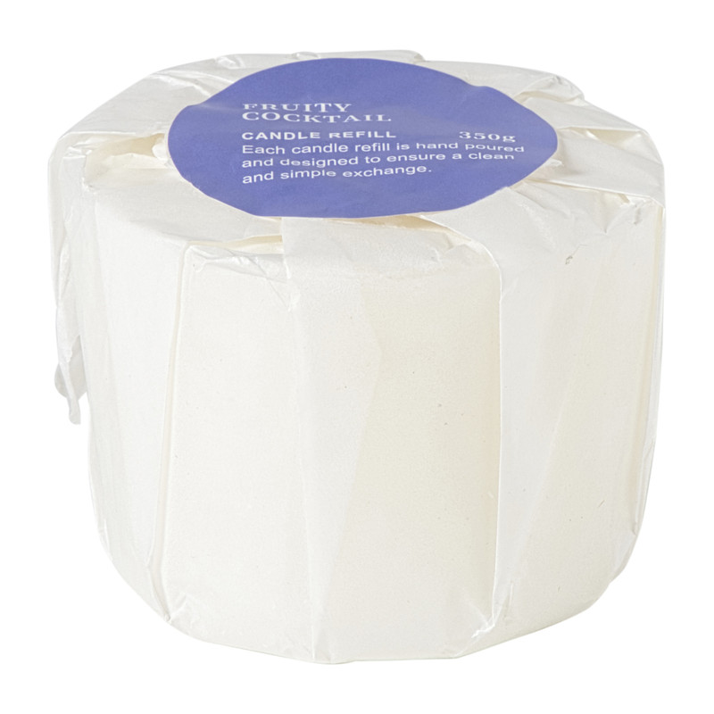Navulling geurkaars - fruity cocktail - 350 gram