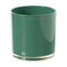Waxinelichthouder - groen - ø10x10 cm