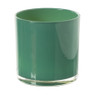 Waxinelichthouder - groen - ø10x10 cm