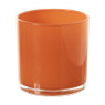 Waxinelichthouder - rood - ø10x10 cm